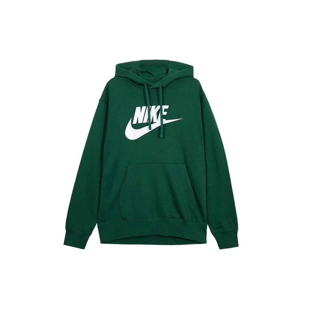 Nike Logo Print Hooded Sweatshirt Men Sweatshirt Canyon-Green BV2974-341