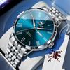 OLEVS New Rome Time Watch Men Quartz Fashion Sports Watch Auto Date Waterproof Night Light Watches Mens reloj hombre