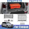 Auto Trunk Net For Land Rover Evoque Dynamic Range Rover Black Mesh Nylon Trunk Organizer Elastic Storage Bags Car Accessories