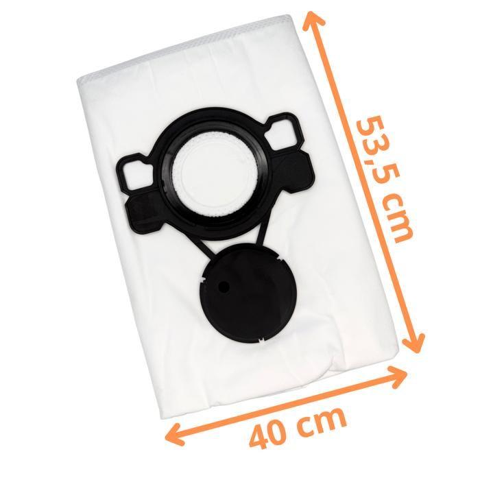 Dammsugarpåse - Makita - P-72899 - Paket med 10 - Kompatibel VC2000L VC2010L - Blandad
