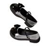 Mary Jane Small Leather Shoes Women's Autumn New Bow with Light Thick Heel Single Shoes