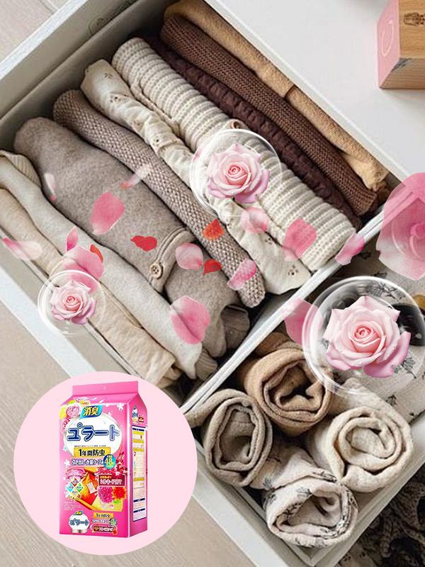 48pcs Scented Sachets For Drawers Small Scent Bags For Closets Dresser Drawer Scents Freshener Long Lasting Fresh Scents Sachet
