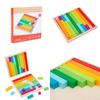 Sticks Fraction Wooden For Kids Math Skills Development In Education Early
