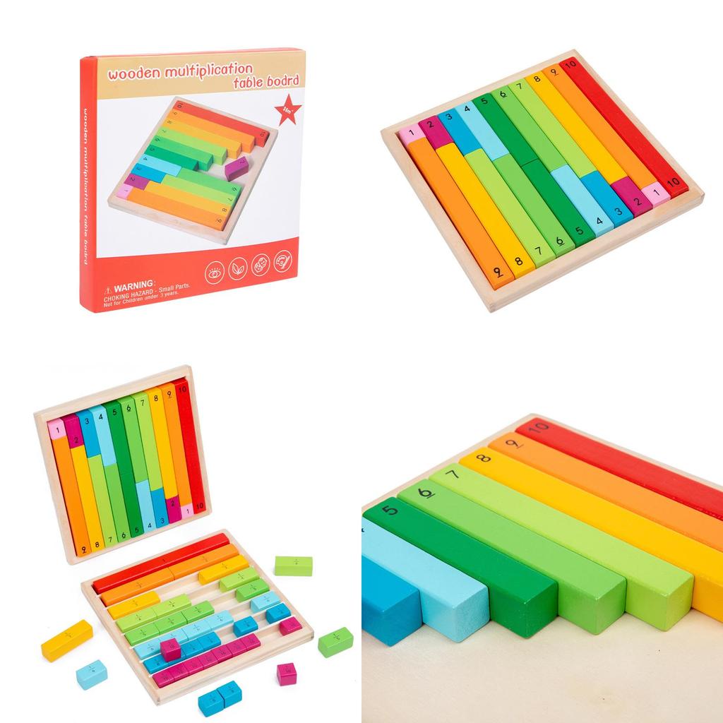 Sticks Fraction Wooden For Kids Math Skills Development In Education Early