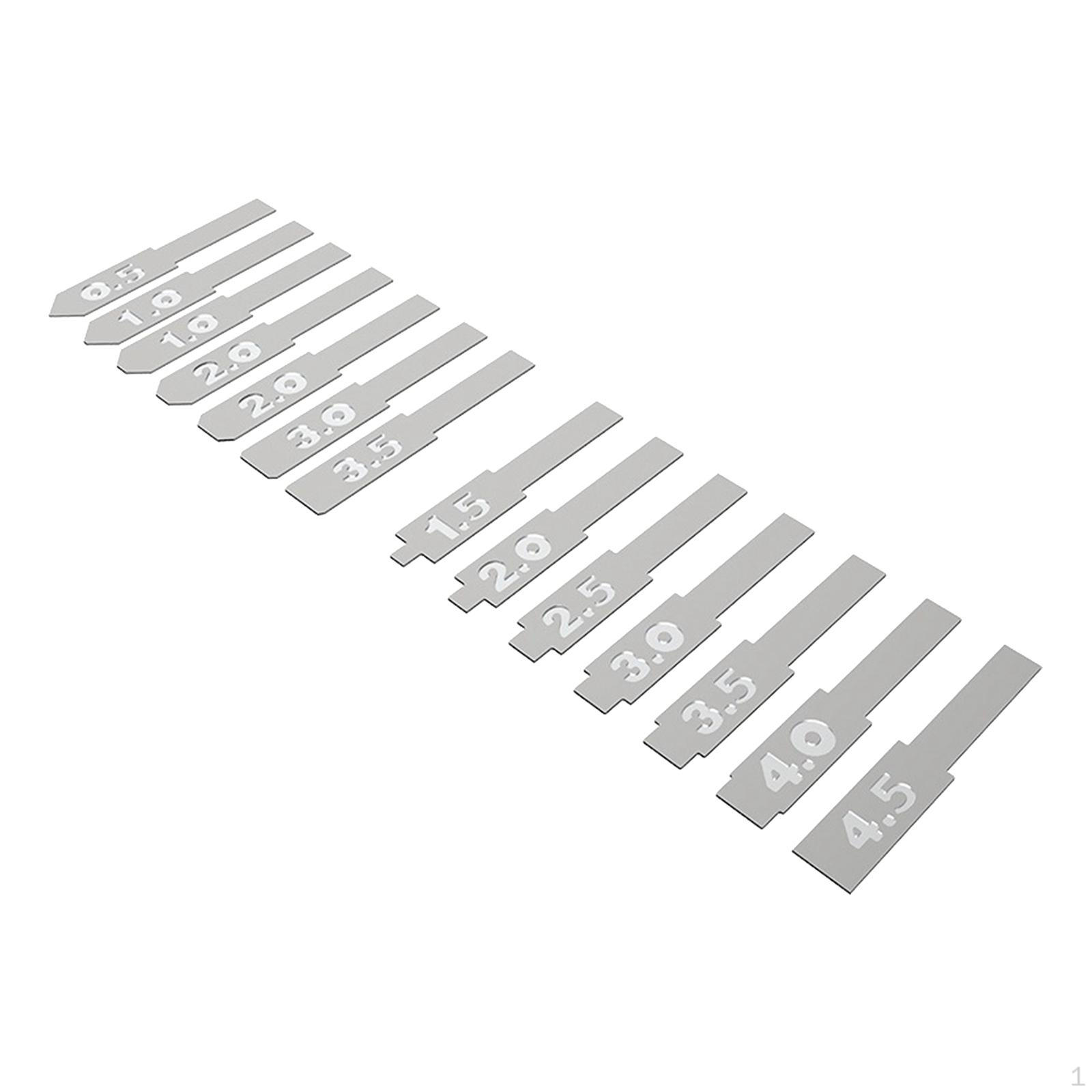 

14 Pieces Diorama Model Making Tools Mini Hand Tool Modeler Gifts 0.5-4.5mm Hole Opener for no handle