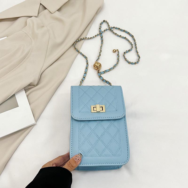 Chic Trendy Pu Leather Quilted Chain Bag 2024 Fresh Spring Collection For Women