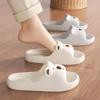 Cute Bear Women Home slippers Thick Bottom Soft Beach Slides Fashion Comfortable Non-slip Slippers Cartoon Lightweight Men Bathroom Slippers