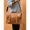 Leather Messenger Bag Laptop Bag Mens Leather Briefcase Crossbody Bag Satchel Bag Computer Bag Christmas Gifts Leather Bags Shoulder for Him