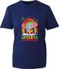 Merry Christmas Festive T Shirt Santa Elephant Cartoon Characters Xmas Gift Top