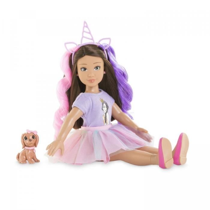 Poupée mannequin corolle girls coffret luna licorne - 28cm - multicolore - 4 ans - beige - enfant
