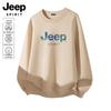 JEEP SPIRIT Men's Casual Logo Print Crewneck Sweatshirt