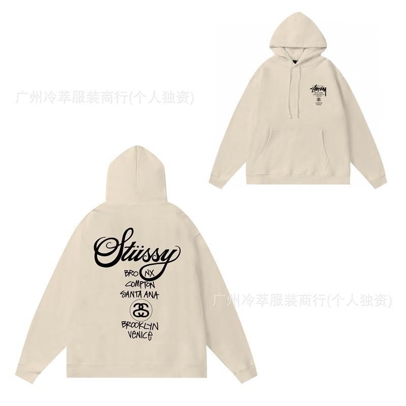 Mens Oversized Hooded Sweatshirt With Letter Print Streetwear Style Cotton Pullover Winter