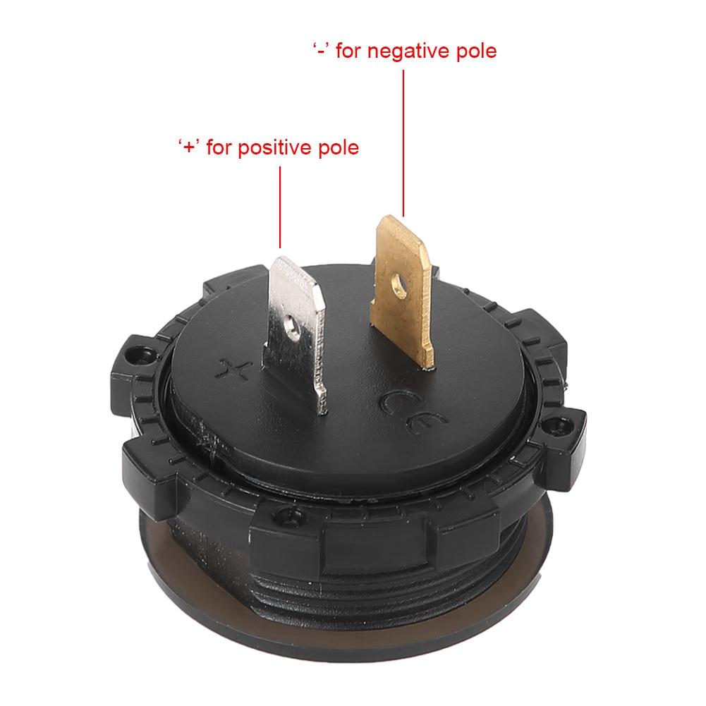 Modified Motorcycle Voltmeter LED Digital Display Voltage Volt Gauge Panel Meter