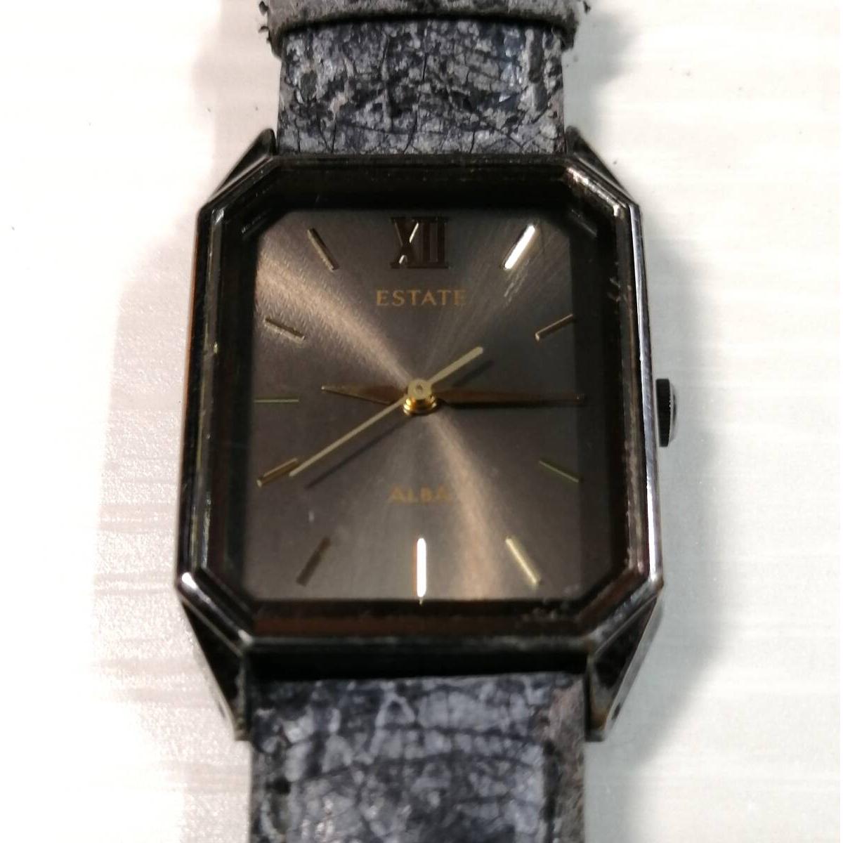 Used working item Belt deterioration SEIKO ALBA ESTATE ladies watch V301-5090