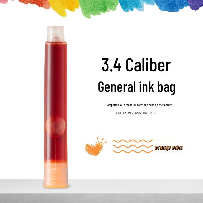 Transparent Fountain Pen: Multi-Color Ink, Student-Friendly, Posture-Correcting, Portable Cartridge Design