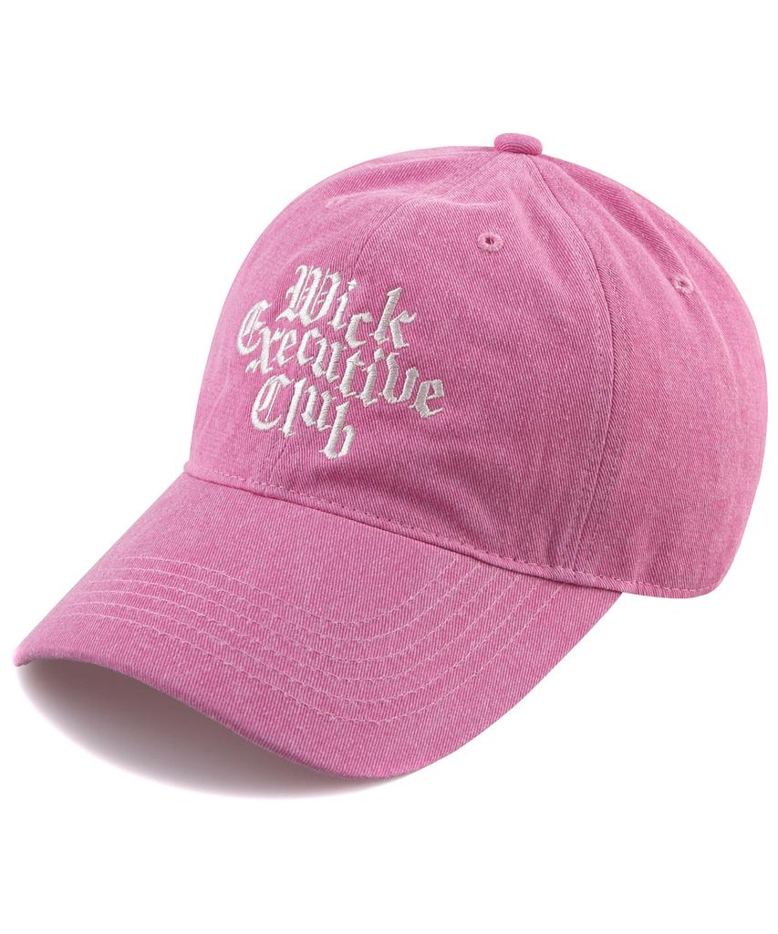 Wig Gothic Executive Club Pigment Ball Cap - Pink