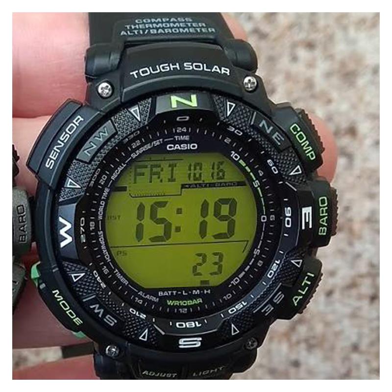 Casio PRO TREK Series-PRG Series Outdoor Mountaineering Solar Fashion Sports Waterproof Men's Watch Japanese and Korean Watch Quartz PRG-240-1B
