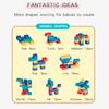 Giorgio Morandi Building Blocks Boys And Girls Darling Kindergarten Children'S Early Education Building Block Plastic Block Toy