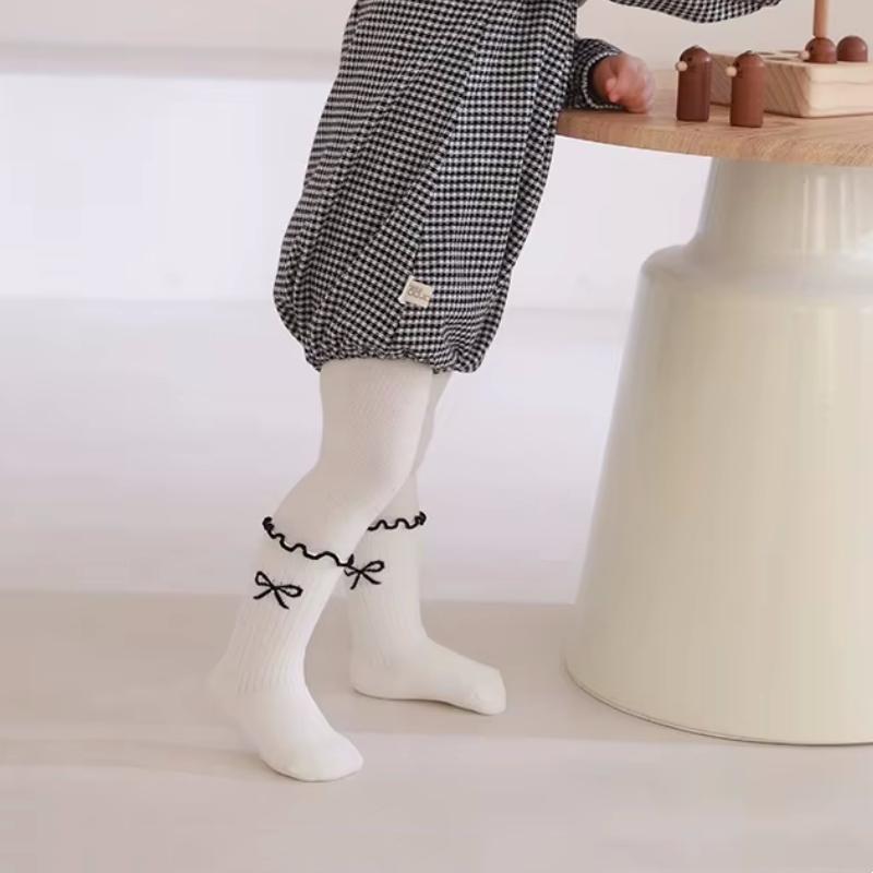 3Pairs/Lot Children's Socks For Boys Girls Striped Student Sport Baby Socks 0-8Yrs Kids Cute Letter Bear Bow Sock Spring Autumn
