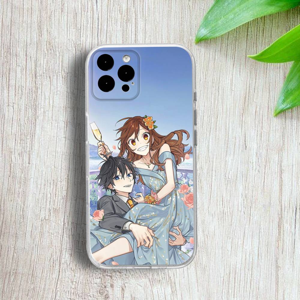 H-Horimiya Anime Phone Case For iPhone 17,16,15,14,13,12,11 Pro,Max,Plus,X,XS,XR,SE4,E Mini Transparent Soft Cover