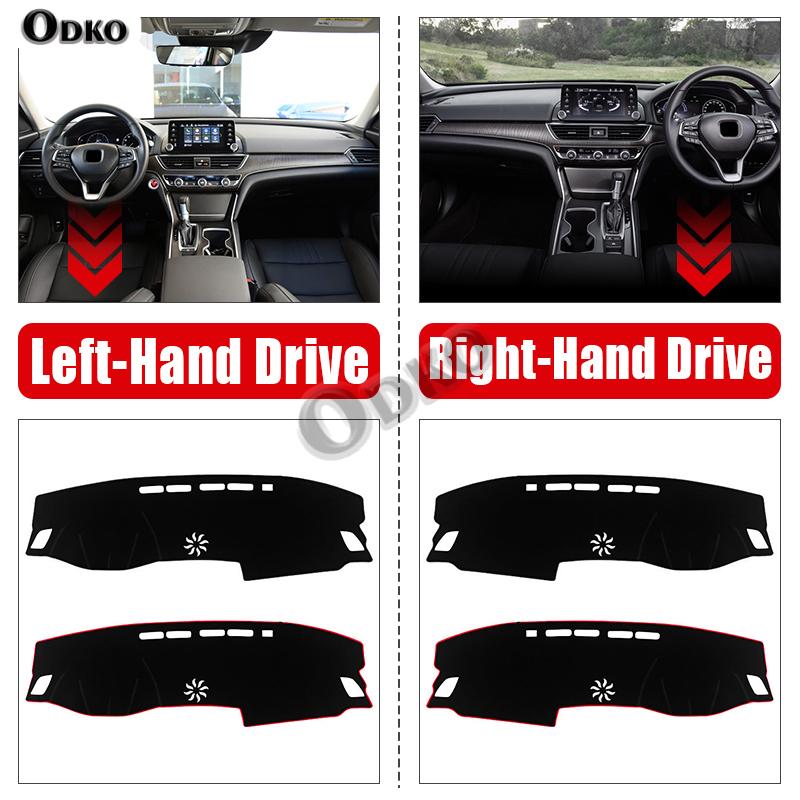 For Honda Accord 10th 2018     Car Dashboard Mat Sun Shade Trument Desk Non-slip Cover Accessories