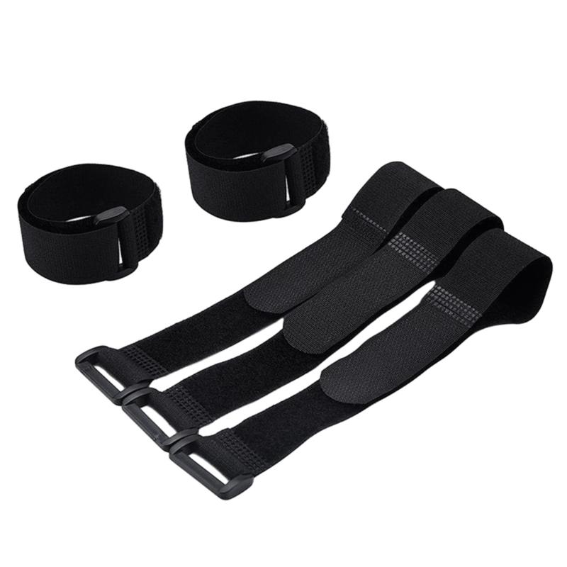 10 Stück Wiederverwendbares Befestigungs-Kabelband Kabelbinder Mehrzweck-Spanngurt Kordelbinder Verstellbar Verlängerbar Befestigungsgurt