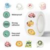 500 Pieces/roll Roll Sticker Hot-selling Tape Ins Salt-based Cartoon Sticker Hand Account Material Envelope Seal Sticker
