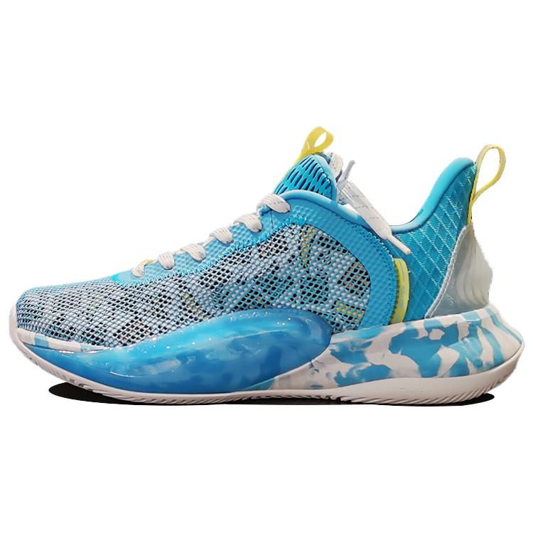 

Anta Light Cavalry 6 Low top Performance Basketball Shoes Men s Blue 112121605-1 44