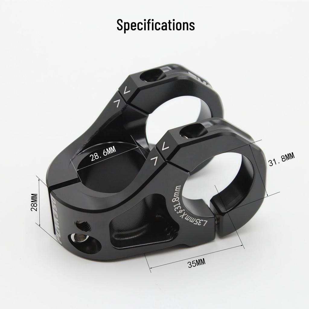 EVOSID Manubrio Riser in Alluminio Leggero Calibro 31.8 per Mountain Bike Modifica Off-Road