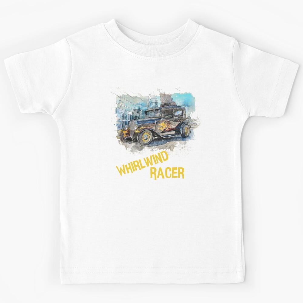 Classic Retro Vintage Speed Racer Car Kids T-Shirt 160