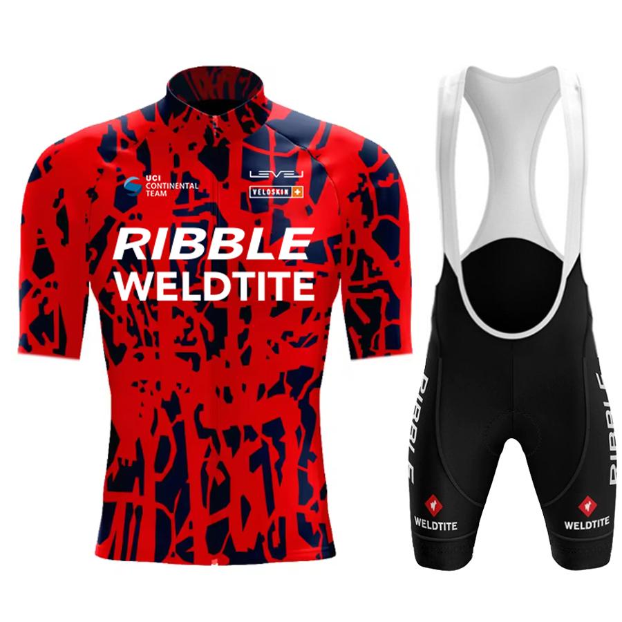 

2026 Outdoor Cycling Suit Summer Cycling Clothes Men Cycling Kits MTB Bike Clothing Short Sleeve Breathable Racing Road Bicycle Cycling Jersey Sets Asian size-S