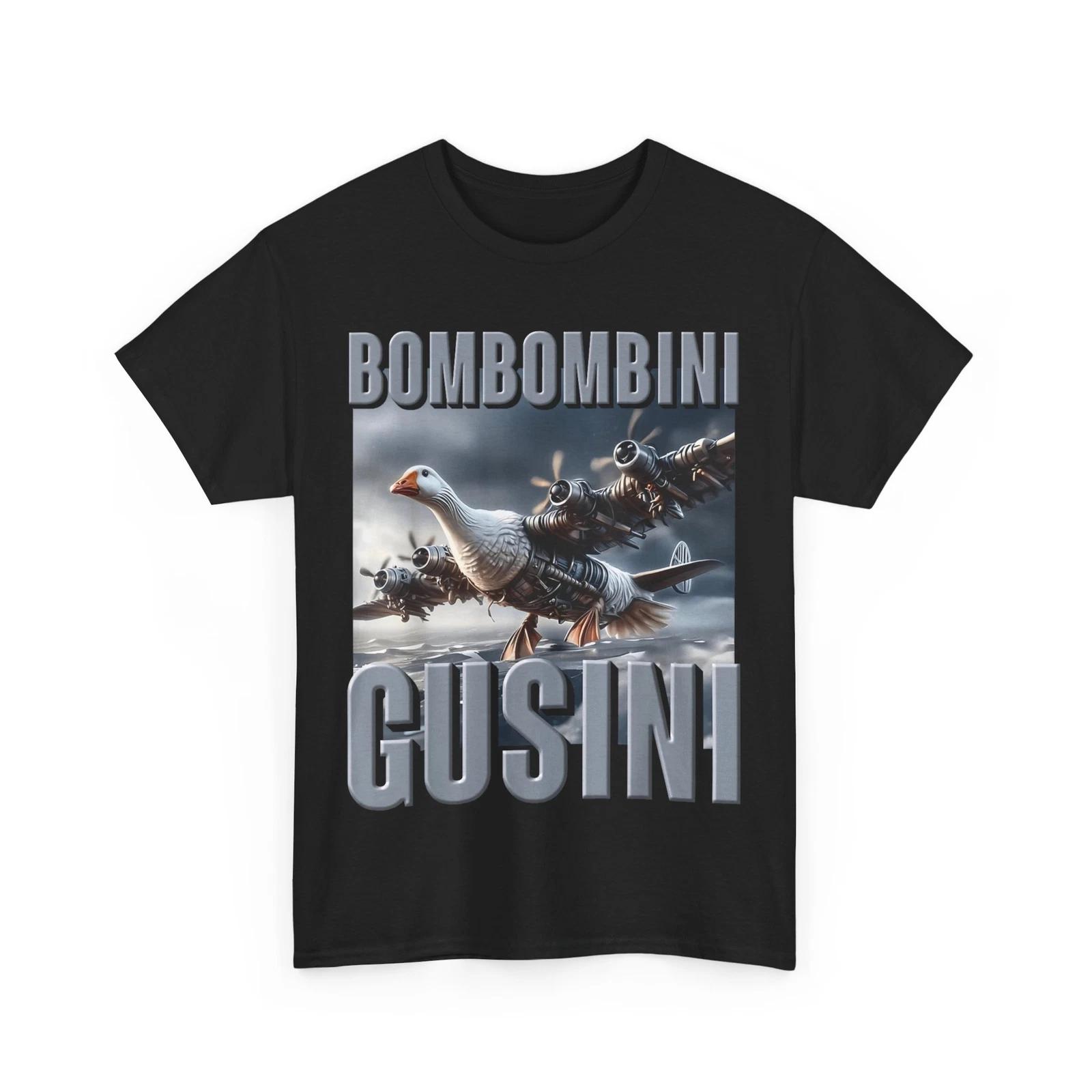 Bombombini Gusini Итальянский Мем Мозговая Гниль Женская Мужская Смешная Футболка L