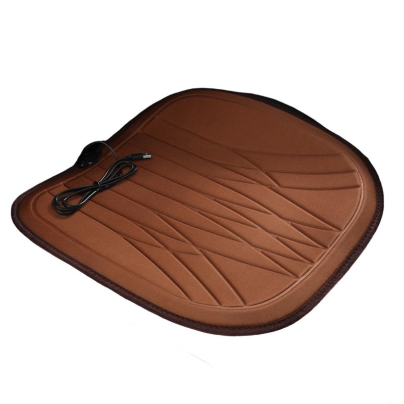 Adjustable Winter Car Seat Cushion Heater Intelligent Temperature Adjustment Easy Installation Synthetic Fiber Design
