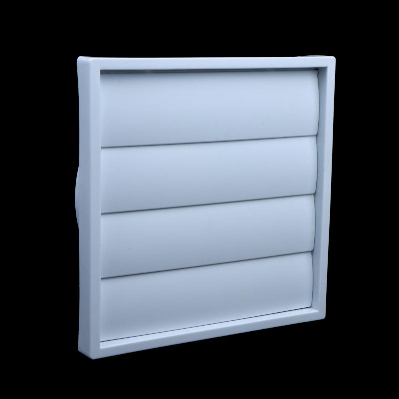 Grilă Ventilație Unidirecțională din Plastic Alb Gura de Evacuare Aer Anti-Praf pentru Baie Toaletă Montare pe Perete Tavan