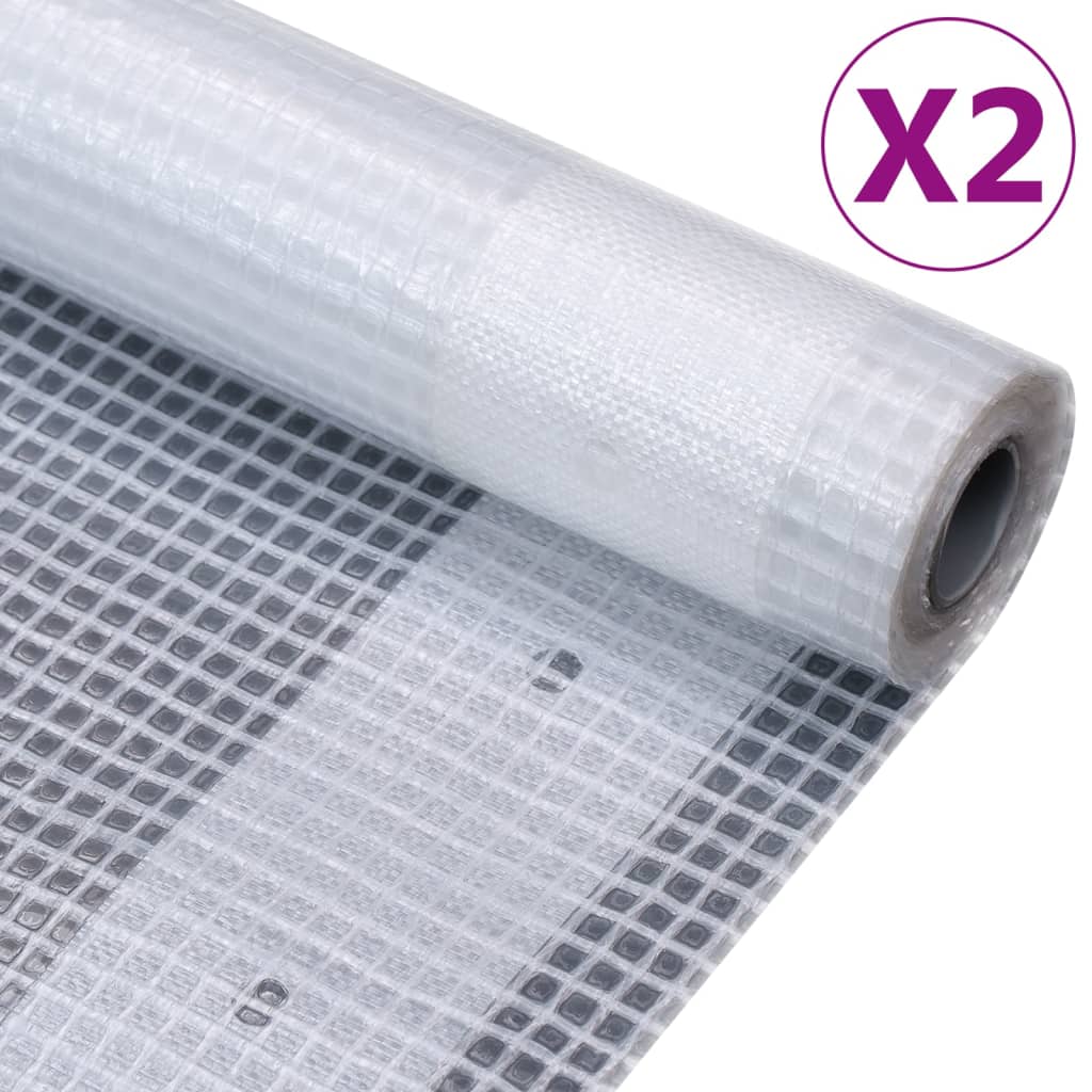 Vidaxl Plandeki Leno, 2 Szt., 260 G/M², 3X4 M, Białe