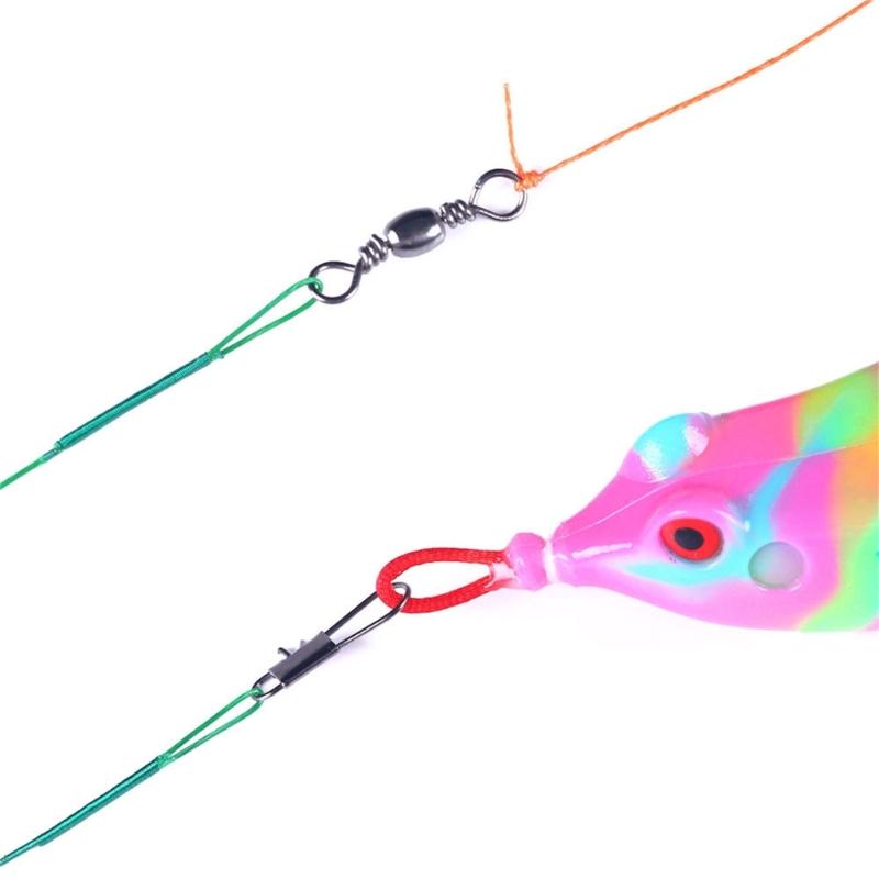 50 szt. Przypony z drutu wędkarskiego ze krętlikami i agrafkami, Przypony z drutu wędkarskiego ze stali nierdzewnej, Złącza agrafkowe