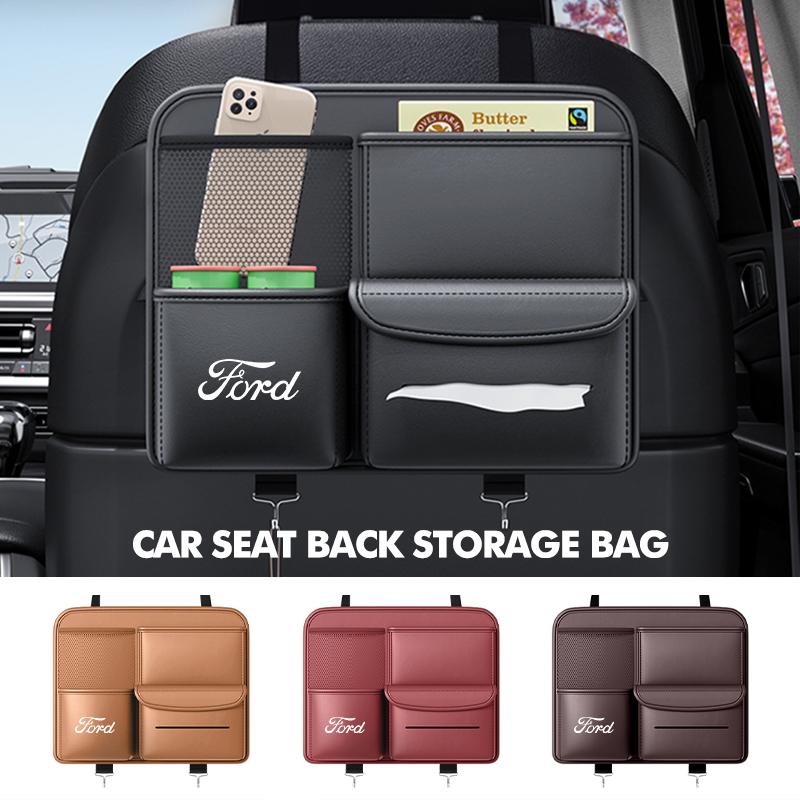 Car Backseat Organizer Storage Bag Seat Back Hanging Bag For Ford Escort KA Flex Everest KA Expedition Falcon Fusion