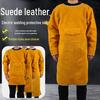 Cowhide Welding Suit – Flame Retardant, Anti-Scald, High-Temperature & Wear Resistant Leather Apron for Welders.