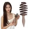 Curly Hairbrush Boar Bristle Hair Comb Rose Comb Scalp Massage Brush Gift