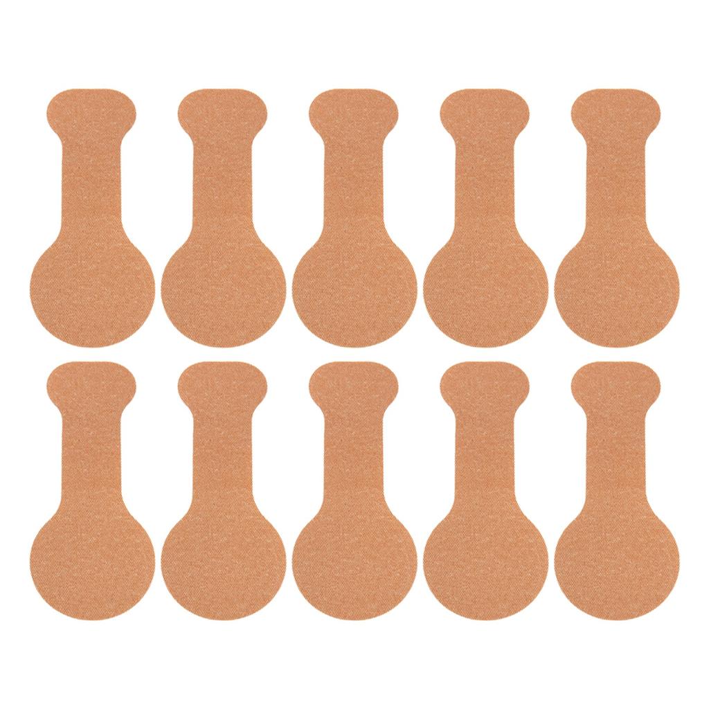 10pcs Adhesive Toe Straightener Patch Fixation Elastic Turf Toe Wrap Brace for Soreness Reduction