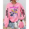 Fashionable Women's Sportswear KPop Demon Hunter Printed Pullover Casual Round Neck Oversized Sweatshirts Women's Clothing