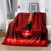 PIPER HEIDSIECK Coperta Champagne, Leggera Isolante Caldo per Divano Letto Ufficio Auto Ginocchia Coperte,Decke,couverture,stragulum
