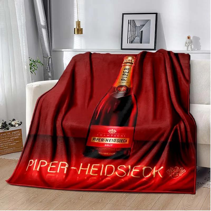PIPER HEIDSIECK Coperta Champagne, Leggera Isolante Caldo per Divano Letto Ufficio Auto Ginocchia Coperte,Decke,couverture,stragulum