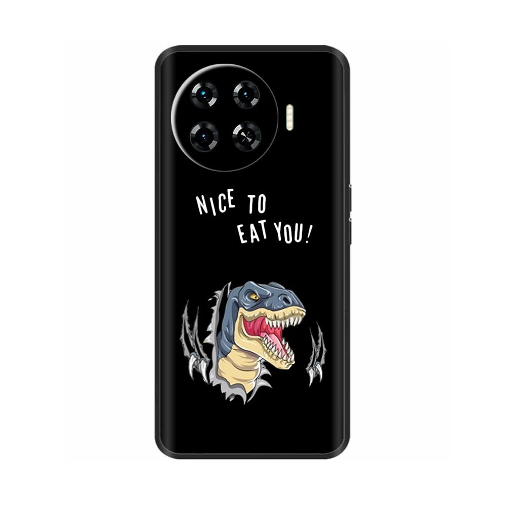 Shockproof Case For Tecno Spark 20 Pro Plus Case Luxury Painted Soft TPU Silicone Phone Back Cover For Tecno Spark 20 Pro+Cases