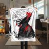 1PC DAN DA DAN Print Flannel Blanket, High quality All Seasons, Home Decor, Warmth and Comfort, Perfect for Christmas Gifts
