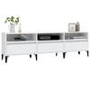 VidaXL Meuble TV blanc 150x30x44,5 cm bois d'ingénierie 831917
