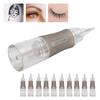 10pcs Disposable Eyebrow Tattoo Needles Microblading SemiPermanent Makeup Cartridge