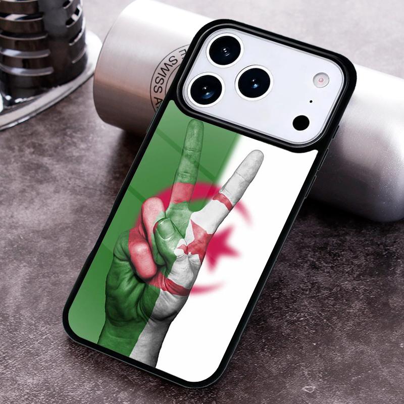 

Algeria Flag Phone Case For iPhone 17 16 15 14 13 12 11 Pro Max Plus 17Air Soft Silicone Cover iPhone 15 Plus