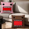 Kawaii Domo Kun Domokun Kuddfodral Kontorskuddar Lämpliga för Soffa Bil Sovrum Dekorativt Kuddfodral