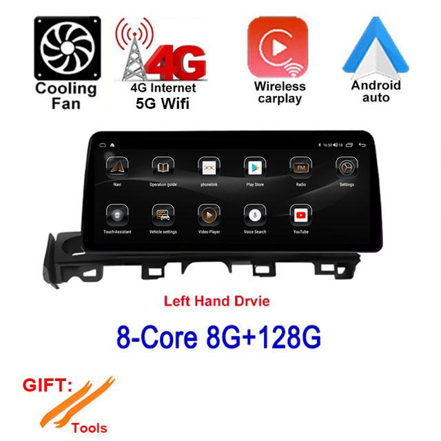 12.3‘’ Car Radio Multimedia Player For Mazda ATENZA 2017 - 2019 LHD Android Auto Wireless CarPlay Navigation GPS 4G WIFI